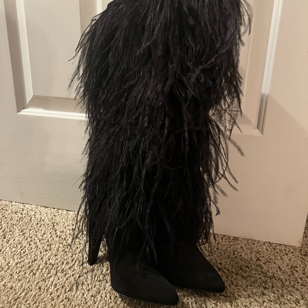 Steve Madden Alessandra Feather Boots